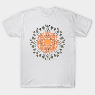 mandala Clamber drawing T-Shirt